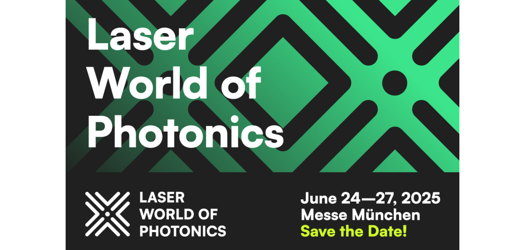 Laser World of Photonics 2025 logo Laser World of Photonics 2025 logo