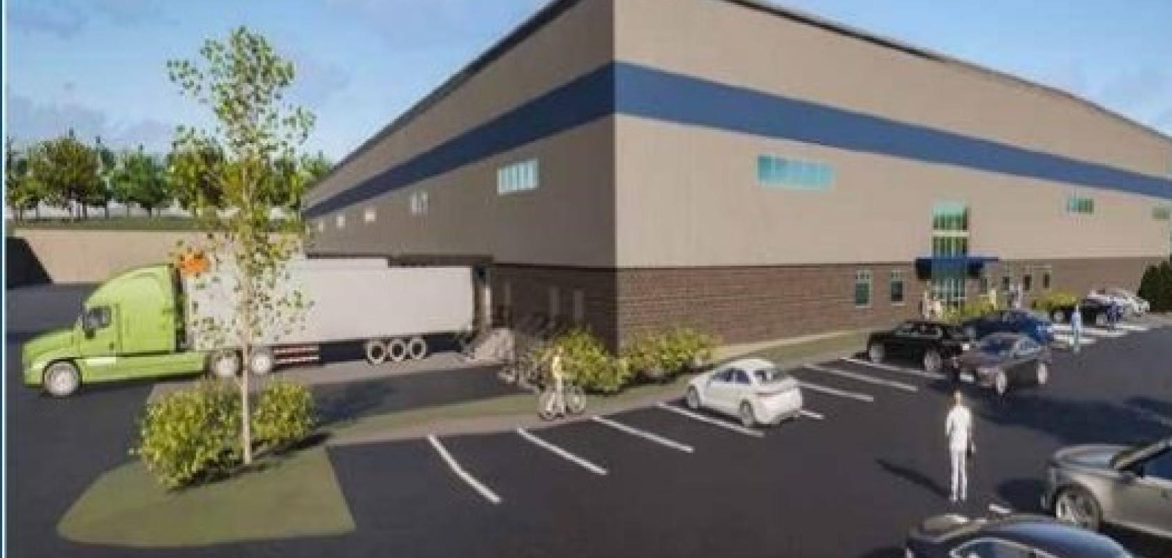CAD drawing of new Physik Instrumente manufacturing facility