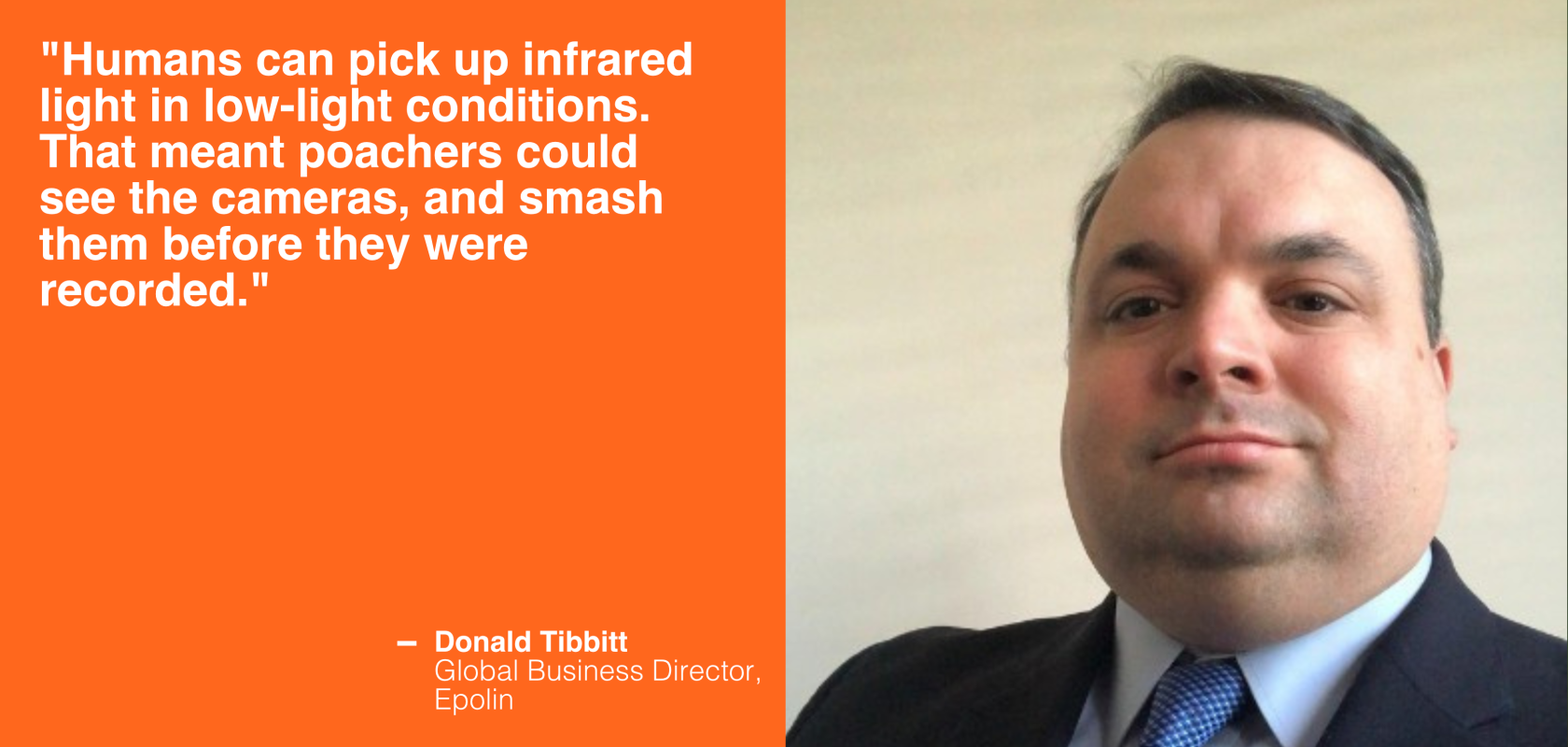 Donald Tibbitt, Global Business Director, Epolin