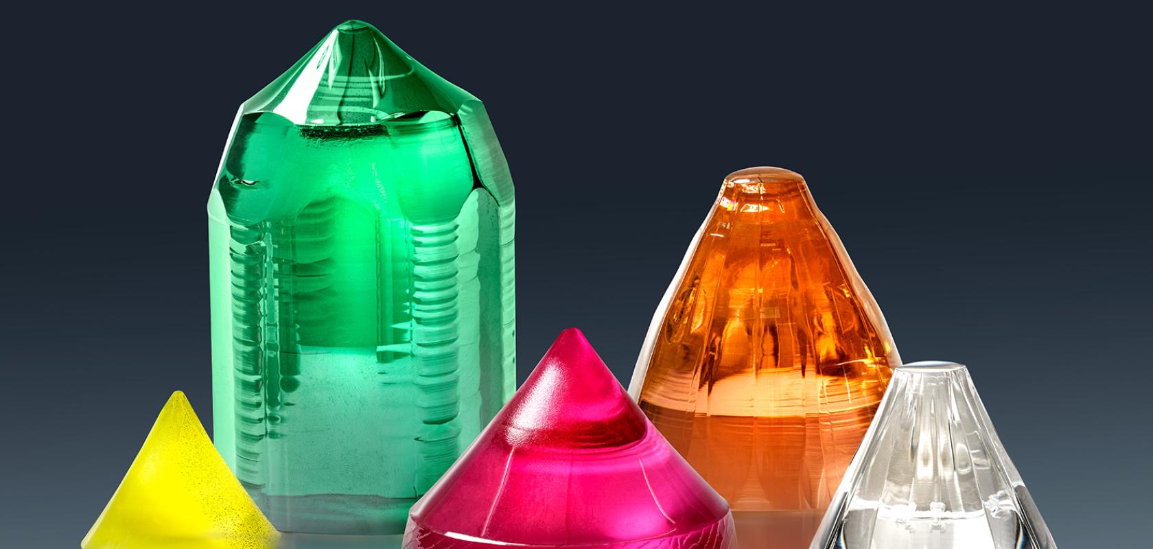 Oxide laser crystals with different active dopants