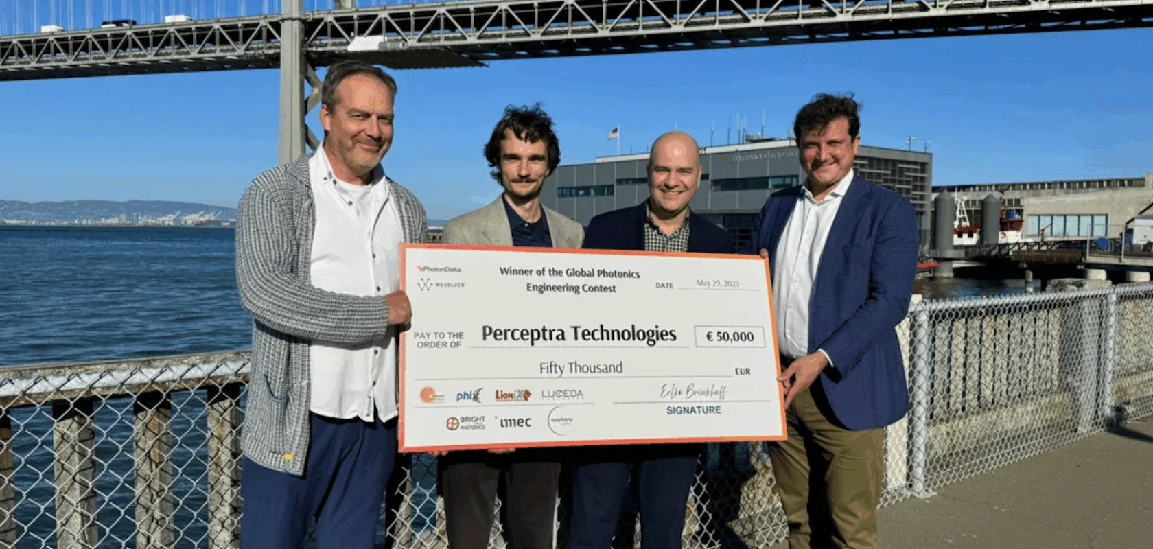 Perceptra’s real-time molecular sensor won PhotonDelta’s Global Photonics Engineering prize