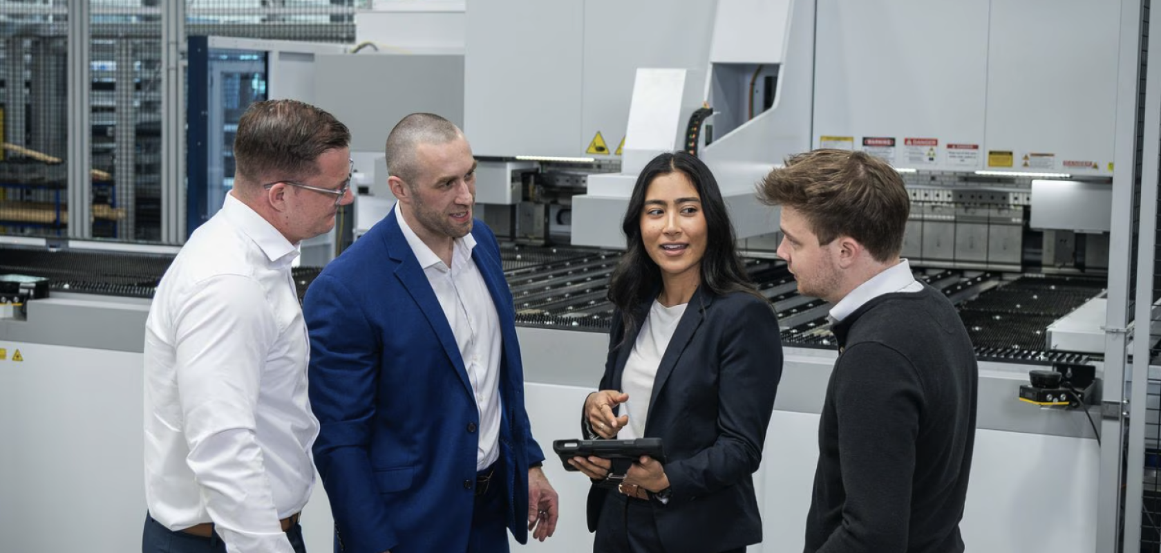 Trumpf’s new smart factory inspires visitors