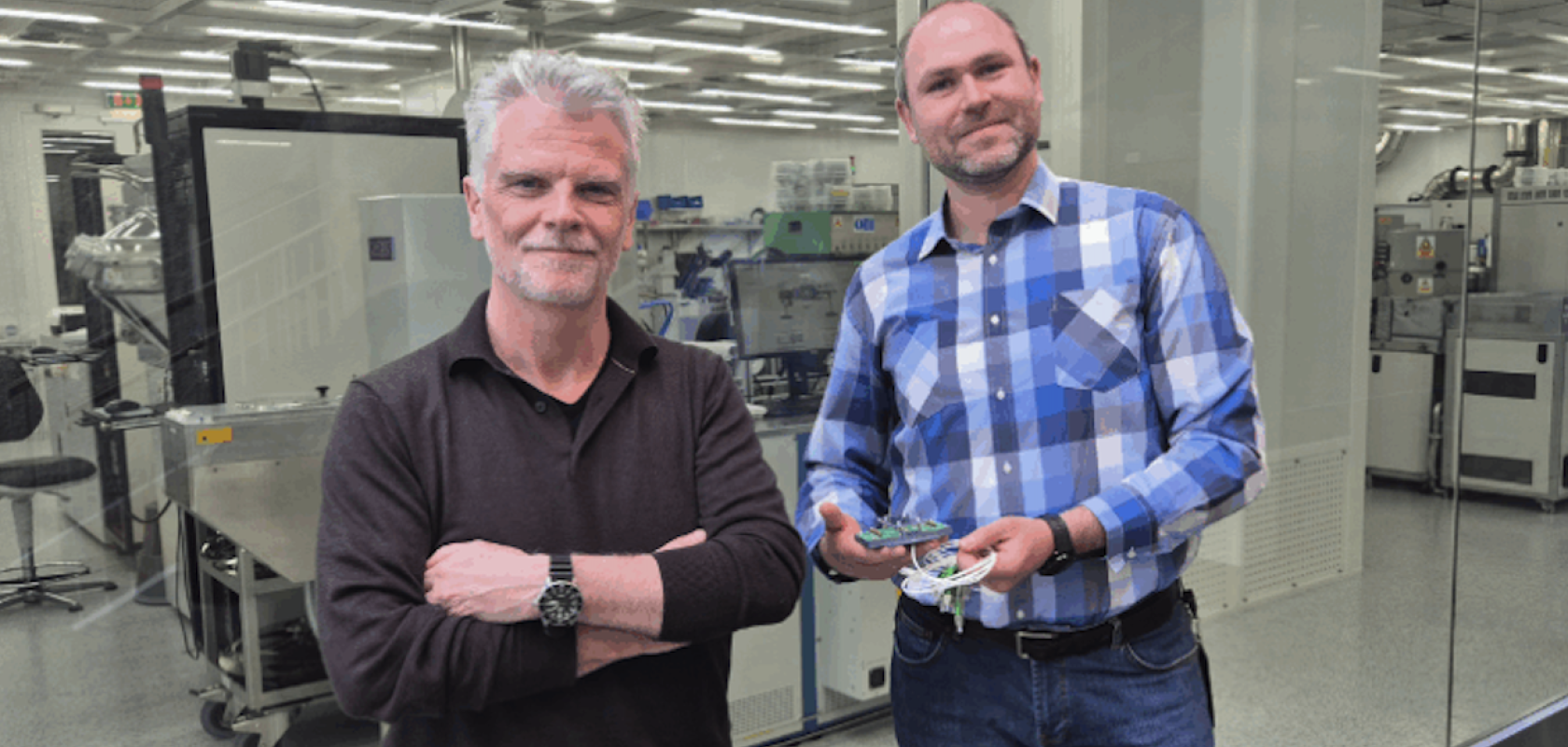 Peter O’Brien and researcher Dr. Dzianis Saladukha