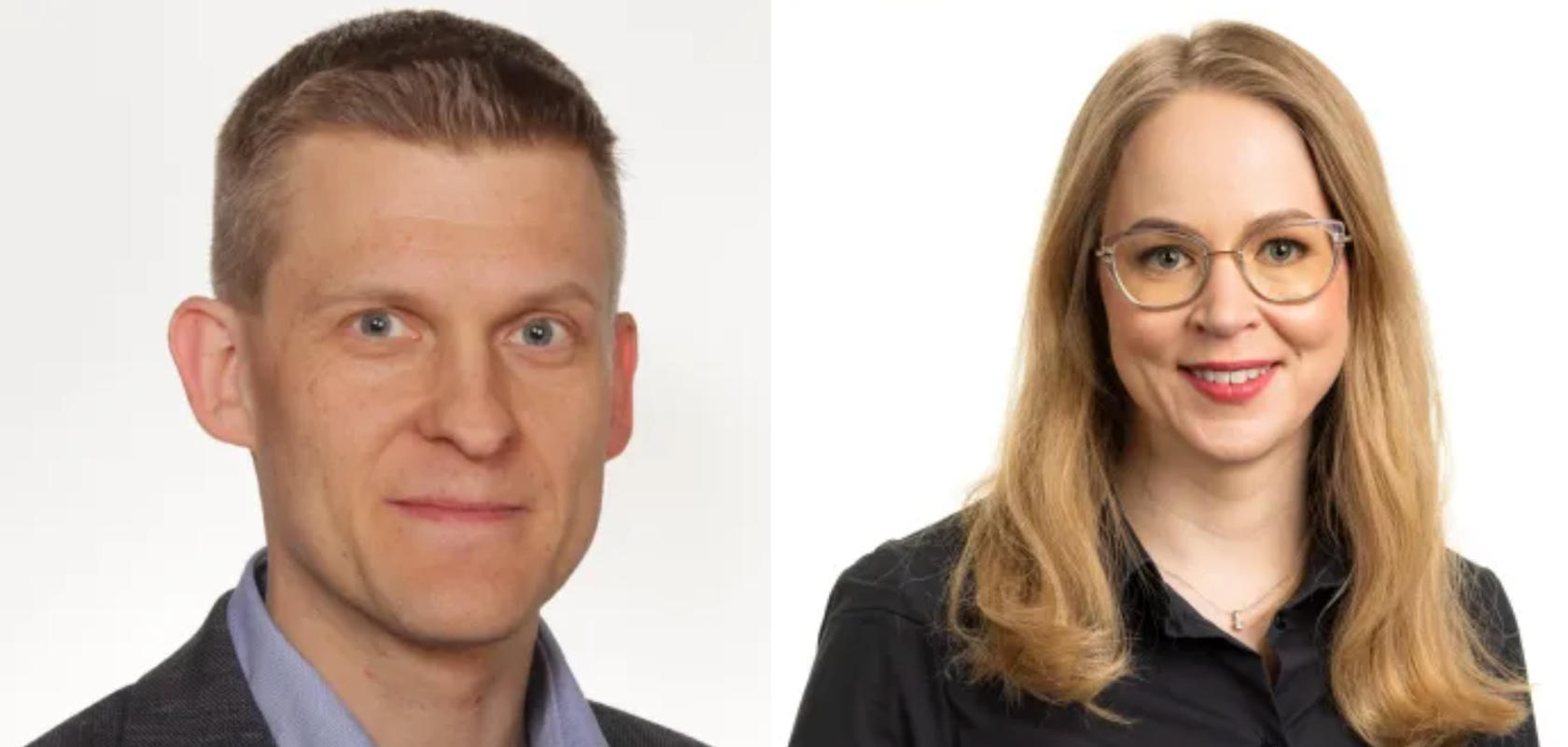 Timo Aalto Research Team Leader, Silicon Photonics Team and Piia Konstari, Director of Microfabrication Services at VTT