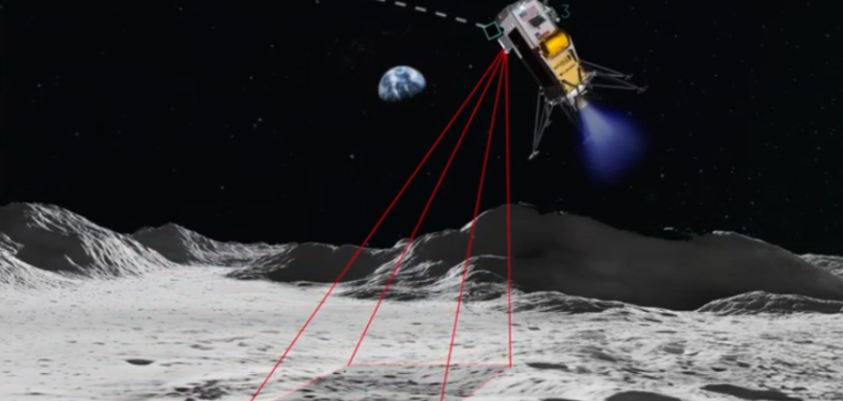 Intuitive Machines’ Nova-C Lunar Lander autonomously landing