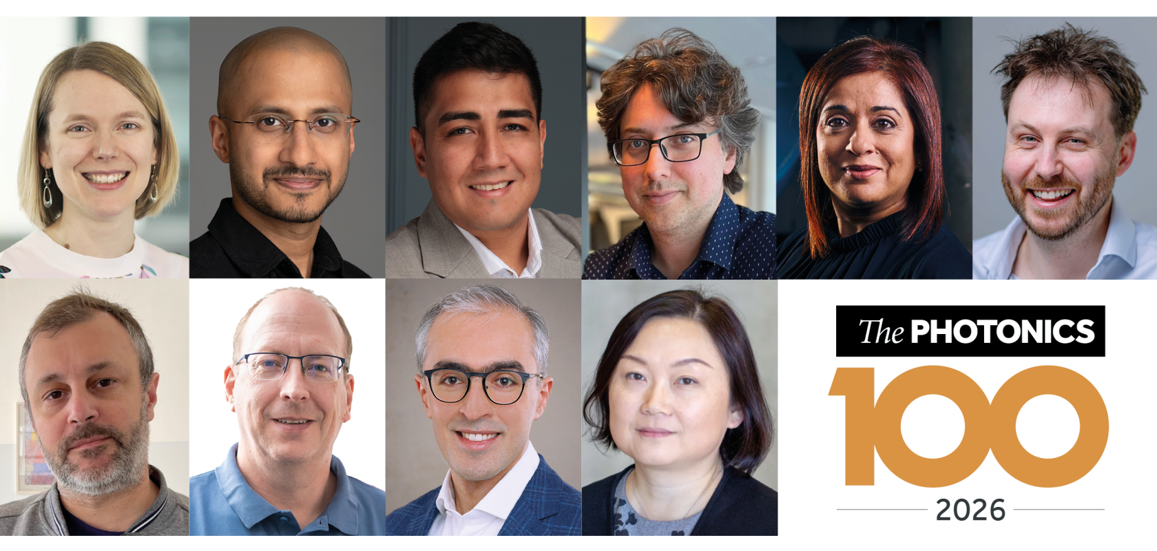 Ten faces from the Photonics100 2026