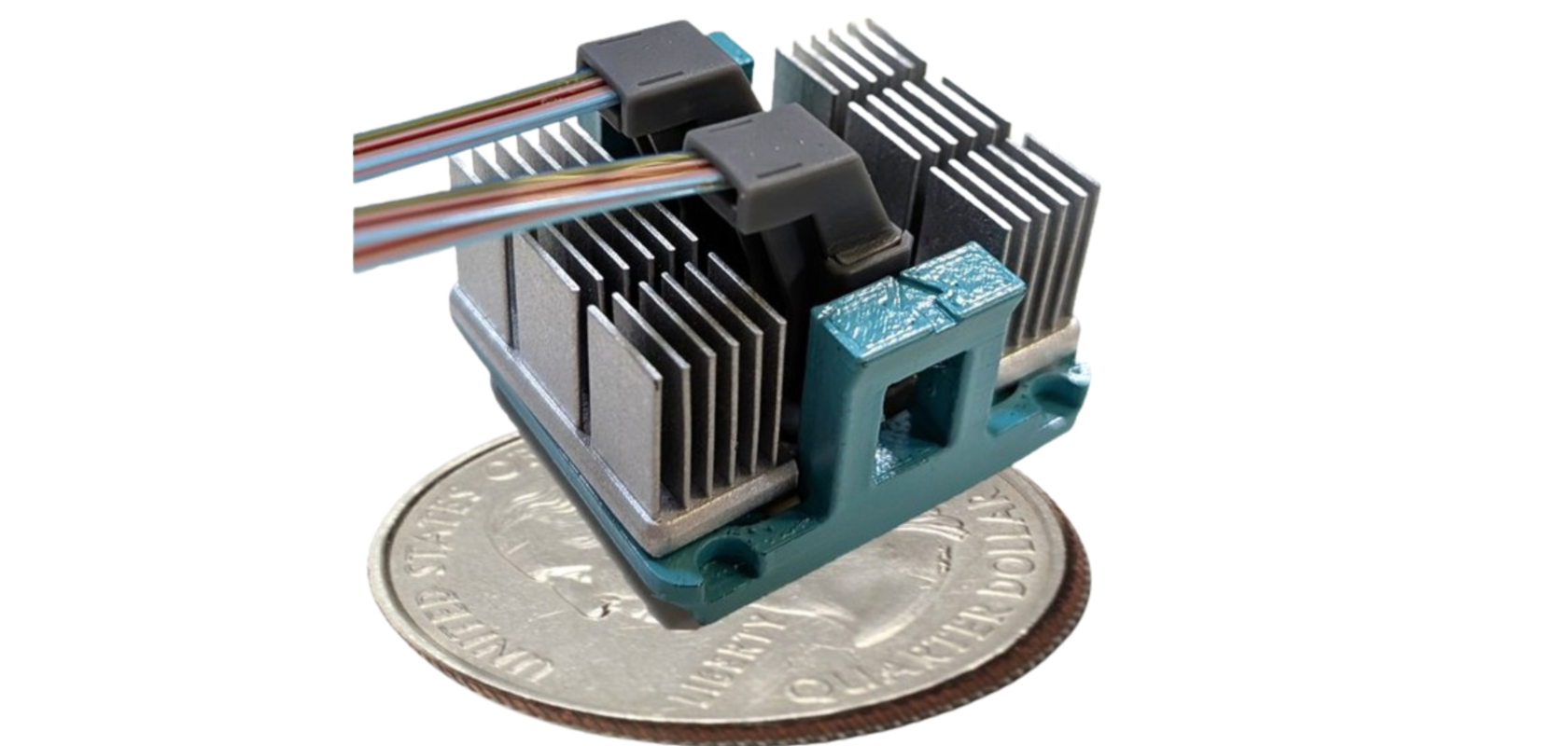 The PicoJool Terapod is a VCSEL-based parallel optical link