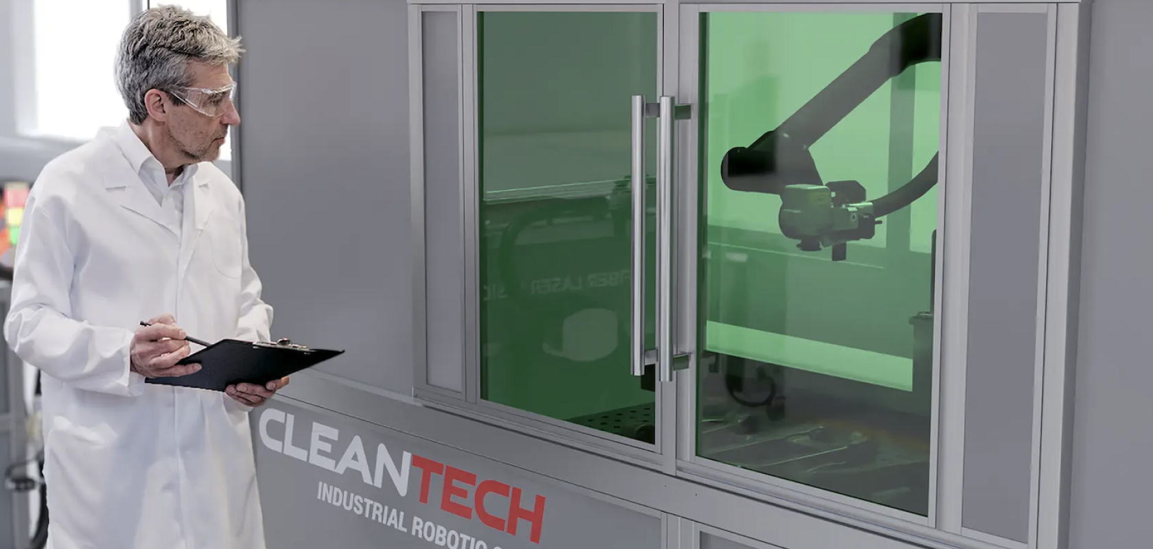 Laser Photonics’ CleanTech Industrial Robotic Cell 6040