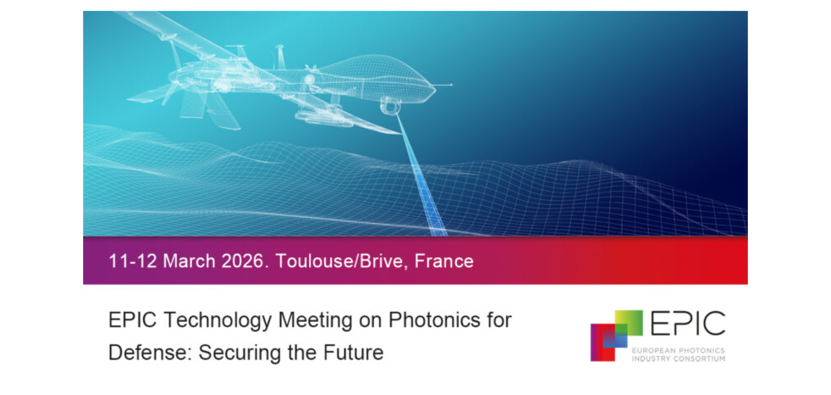 EPIC Technology Meeting on Photonics for Defense: Securing the Future at Exosens logo