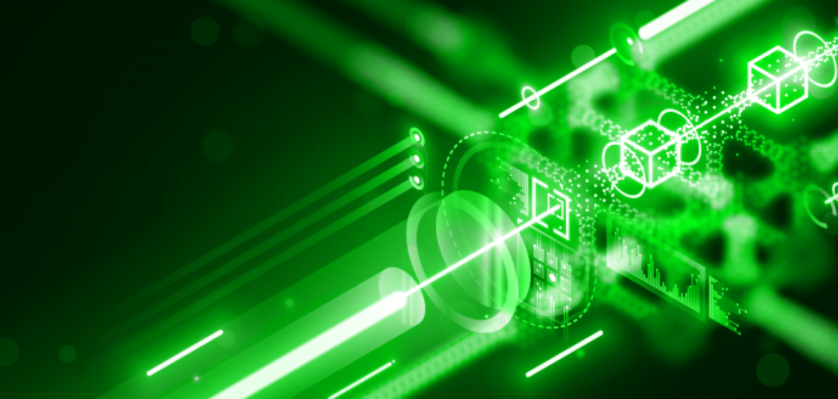 BlueGlass quantum green lasers technology graphic