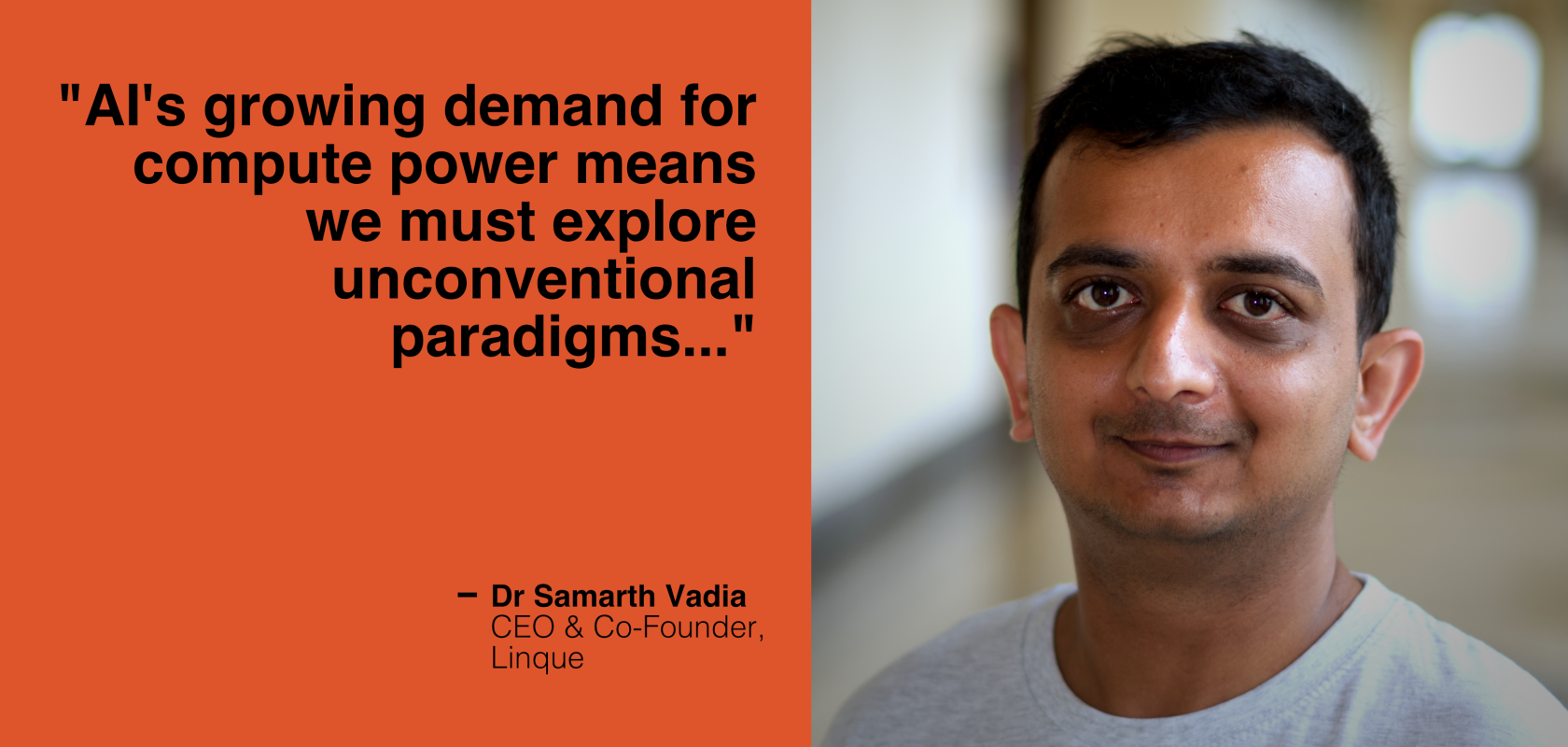 Samarth Vadia, CEO and Co-Founder, Linque