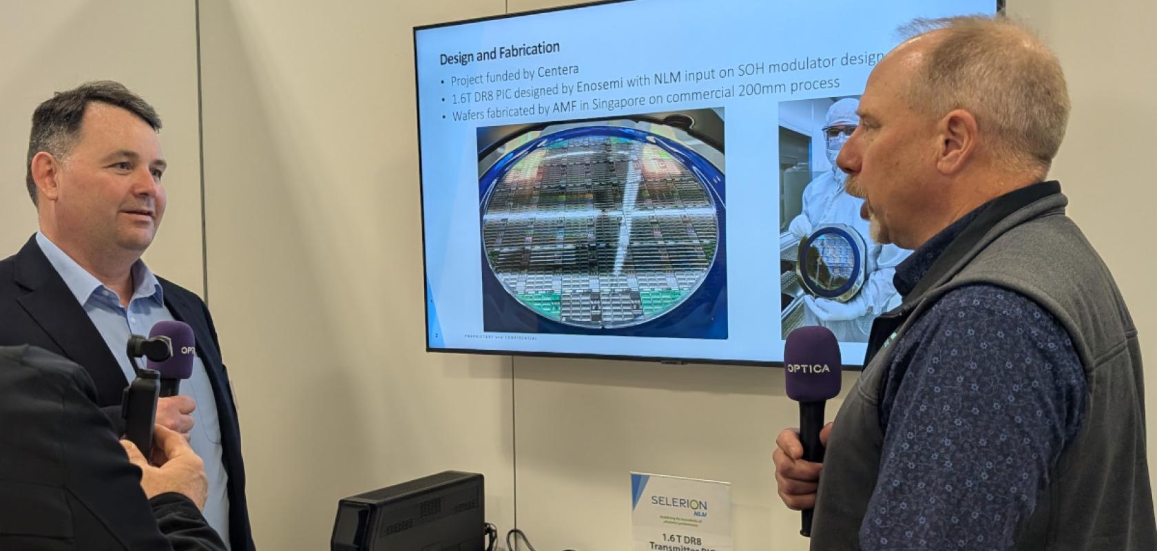 Brad Booth demonstrates 1.6T SOH PIC