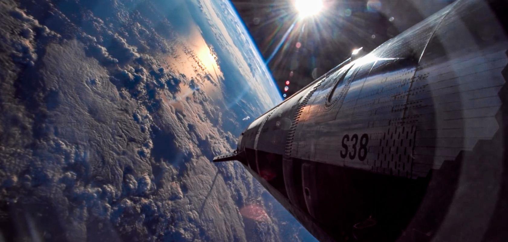 Satellite above Earth