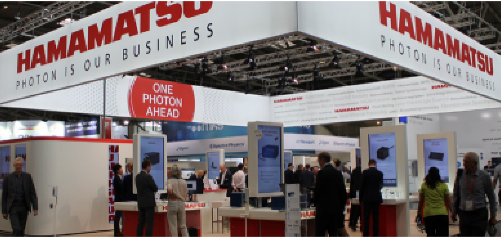 Hamamatsu Photonics' booth at Laser World of Photonics 2023 in Munich