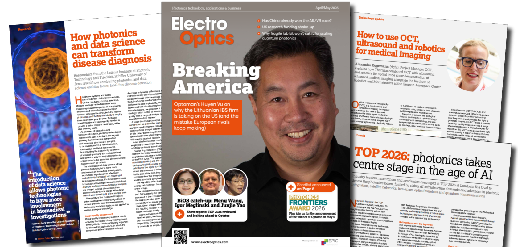 Apr/May 2026 issue of Electro Optics