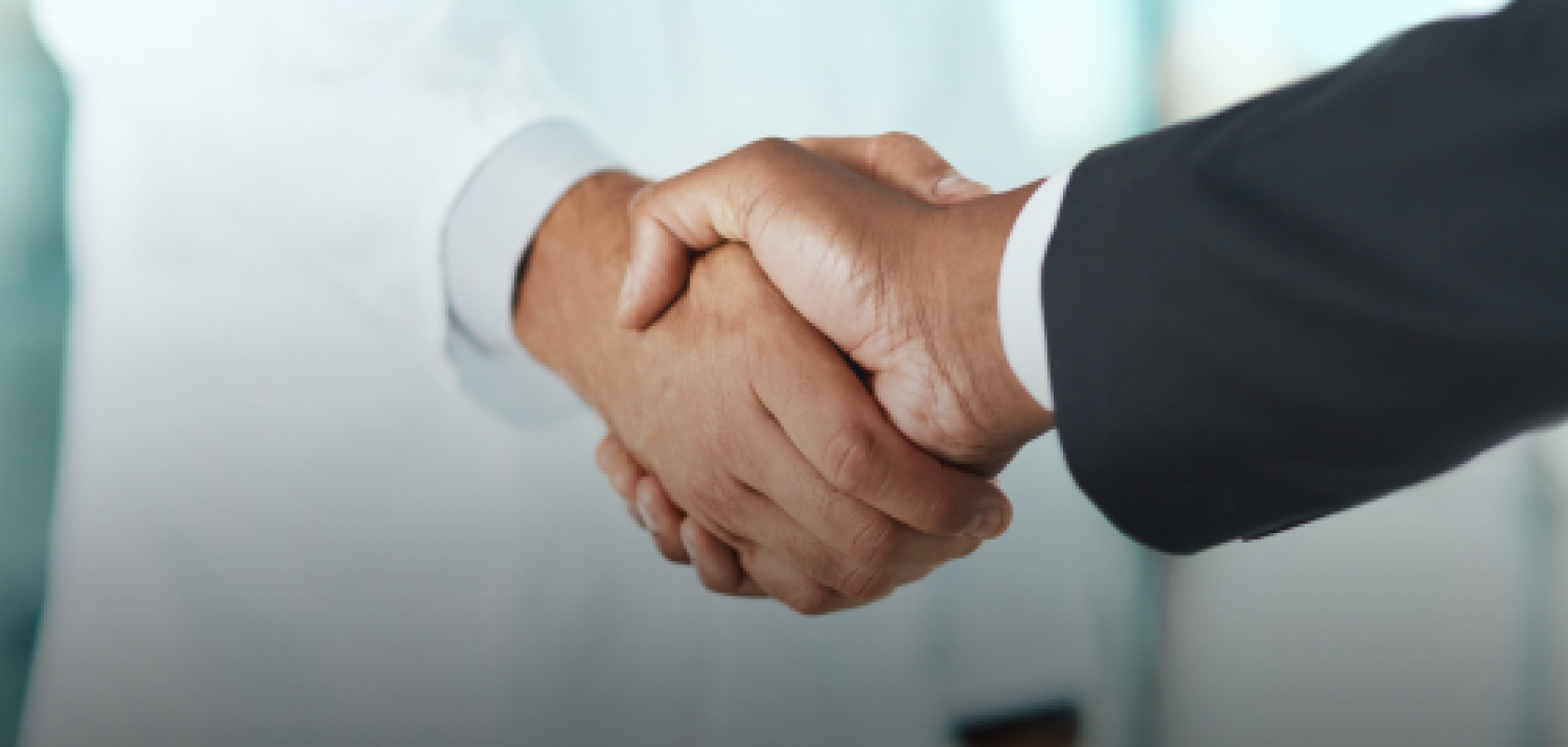 Handshake on a business deal