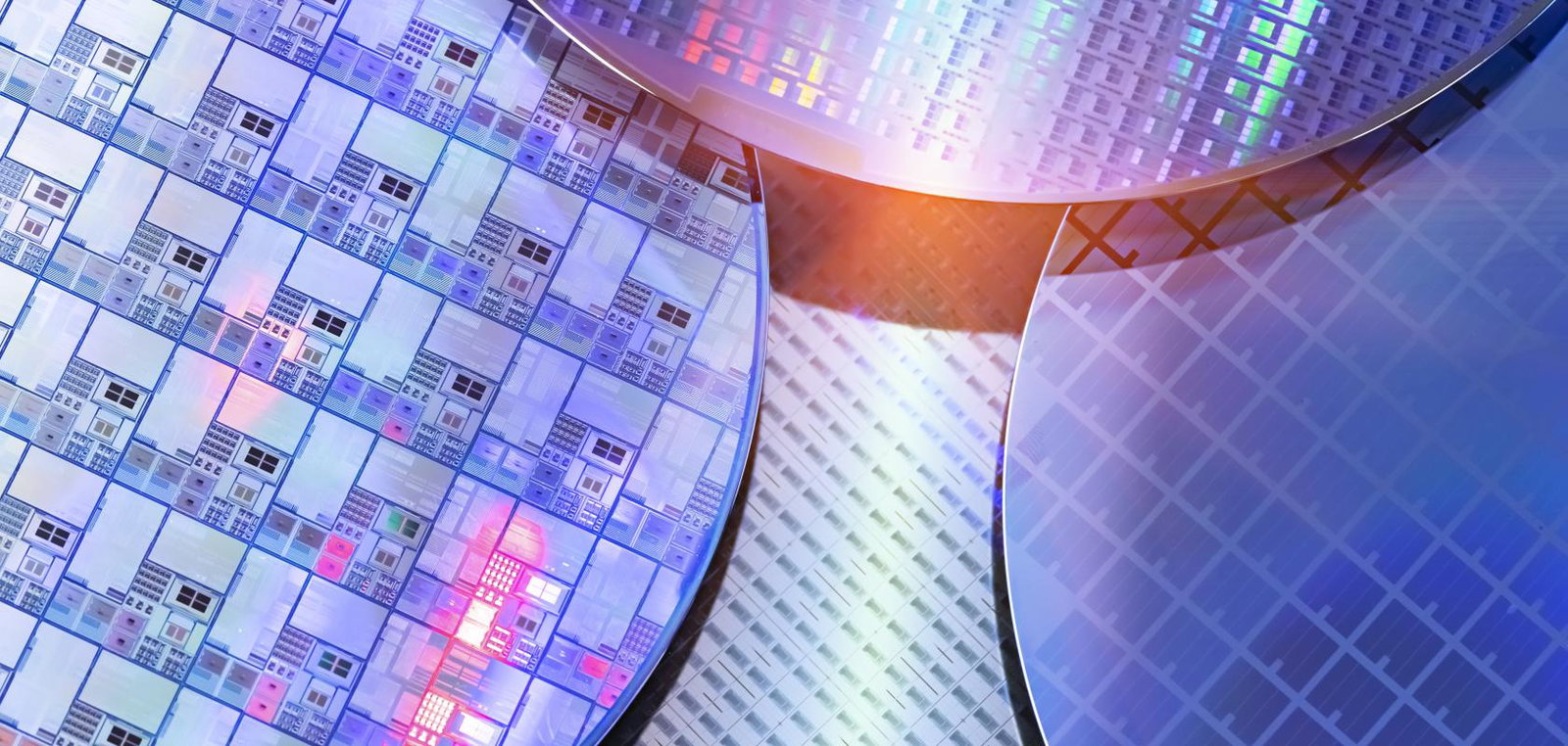 group of large wafers