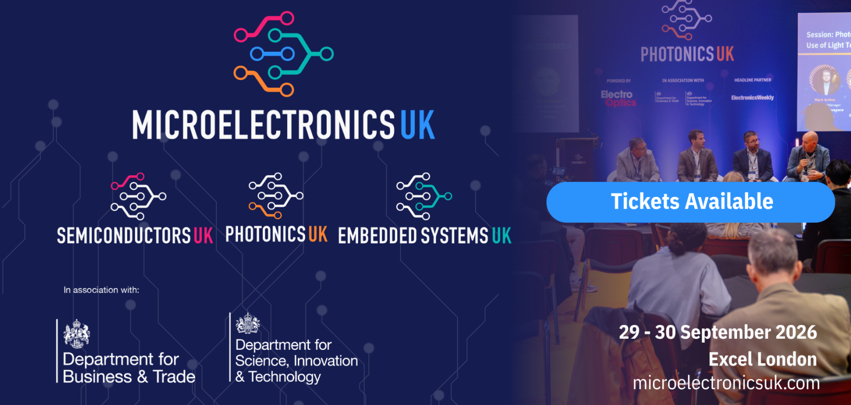 Microelectronics UK 2026 logo