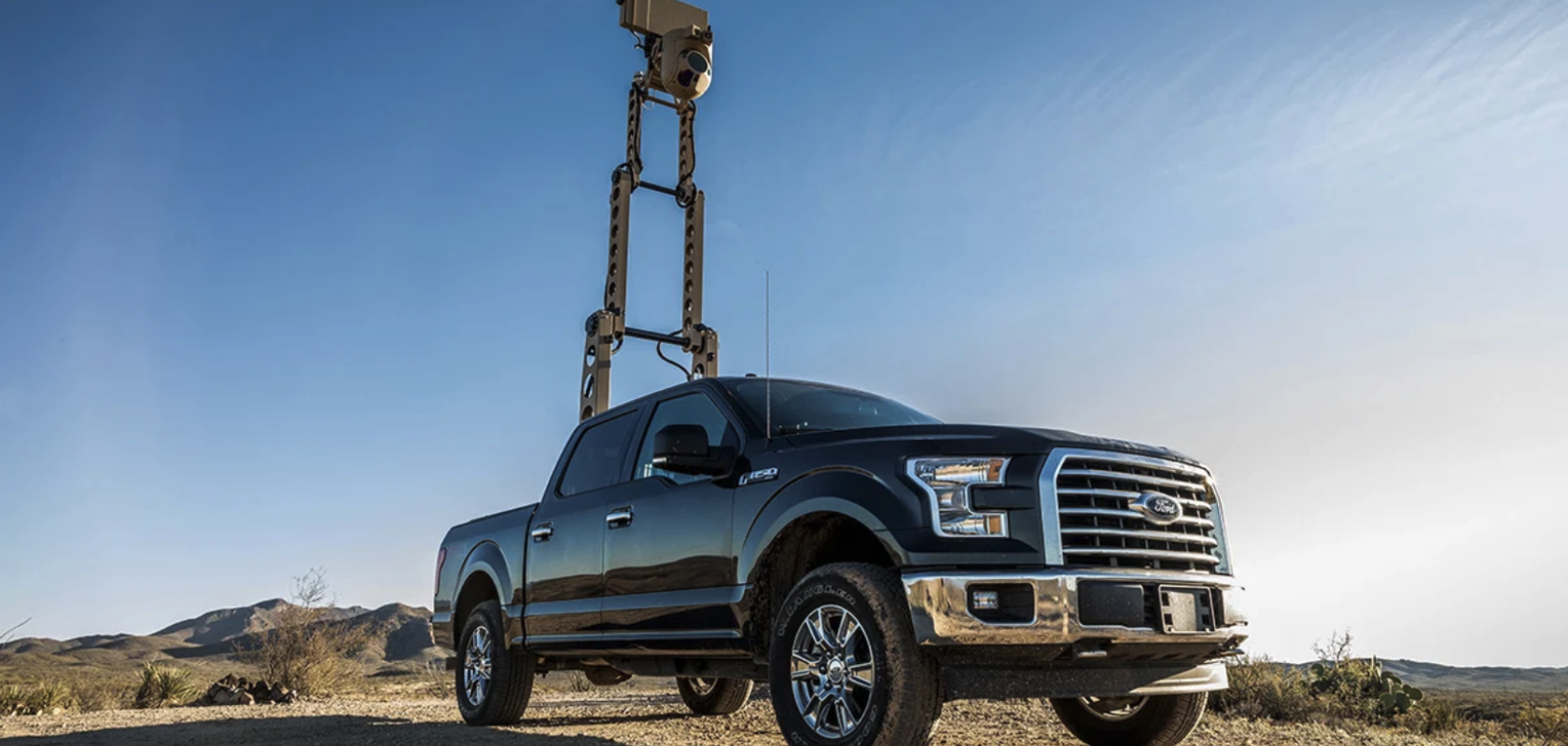 US Customs and Border Protection Ford F-250 with thermal imaging-based surveillance system