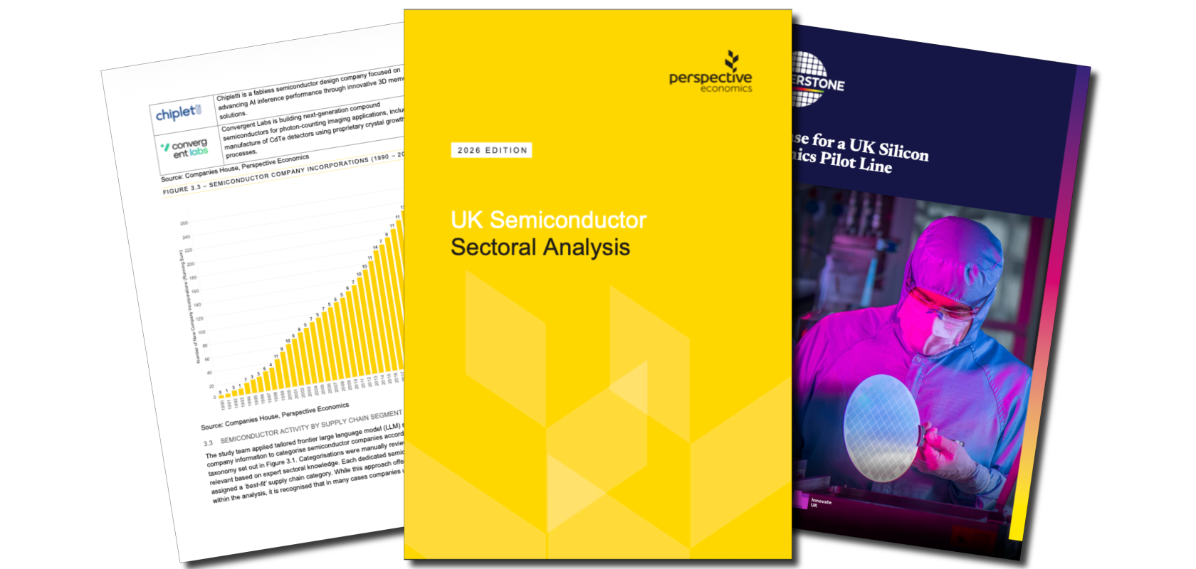 DSIT's semiconductor sector study paper and Cornerstone's silicon photonics pilot line paper