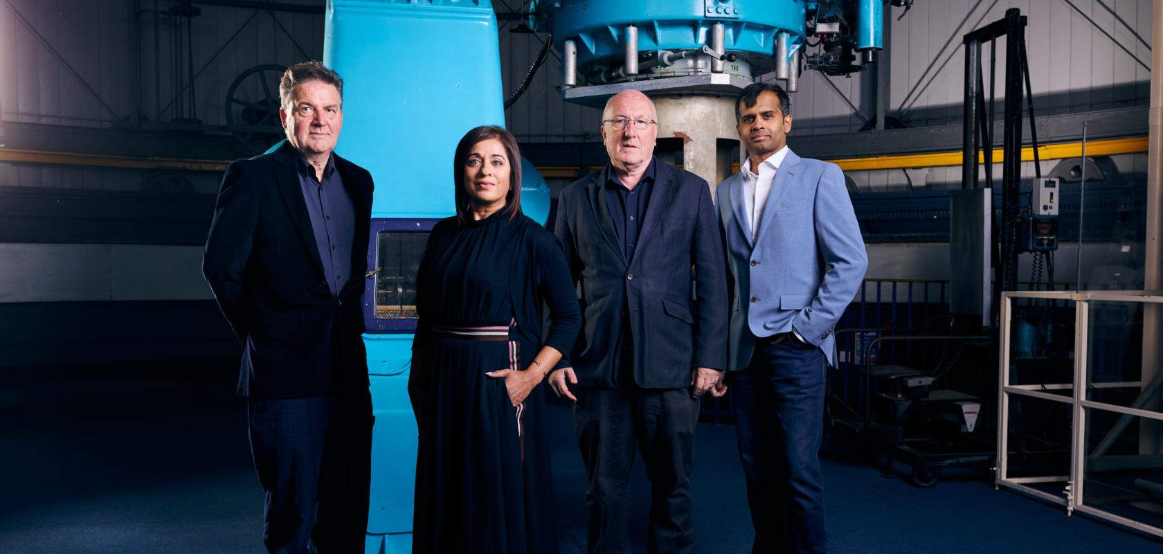 Singular Photonics founders Neil Finlayson, Shahida Imani, Robert Henderson and Aravind Venugopalan