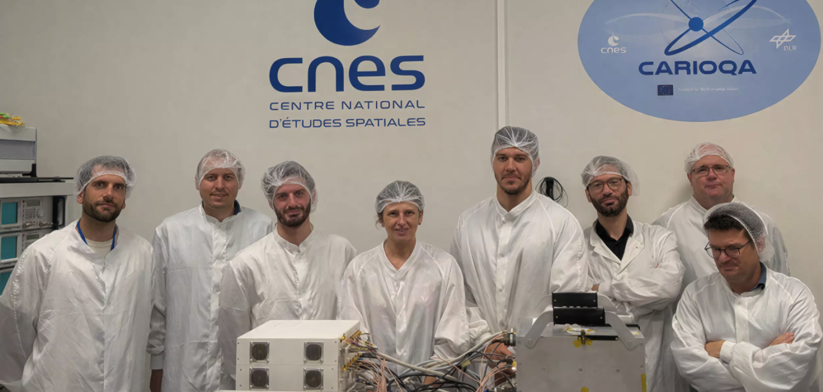 CNES / Exail team on the CARIOQA Pathfinder mission project