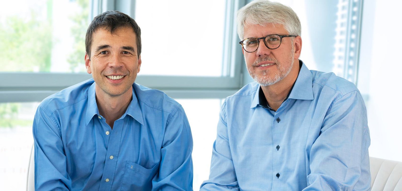 Dr Frank Lison and Dr Wilhelm Kaenders from Toptica