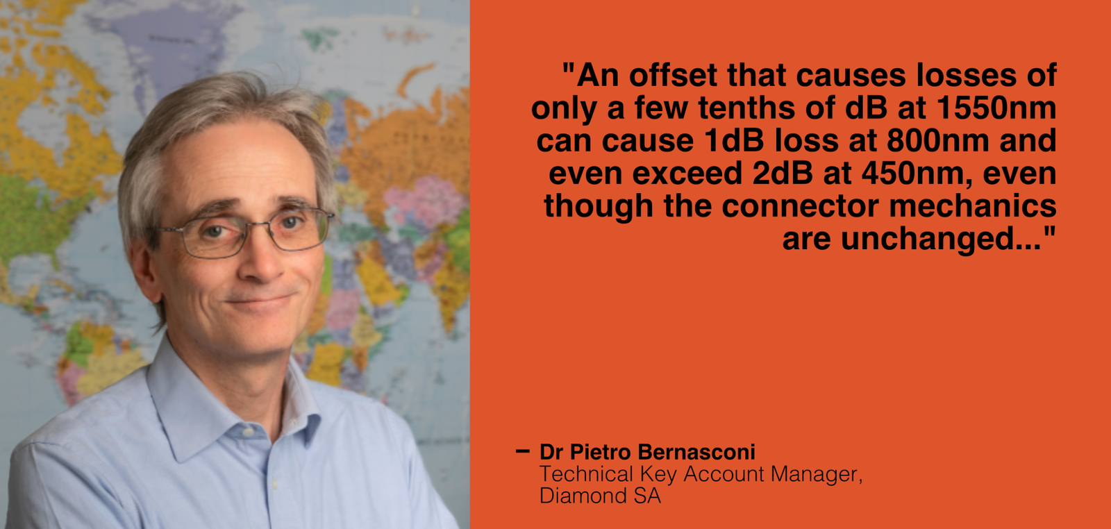 Dr Pietro Bernasconi is a Technical Key Account Manager at Diamond SA