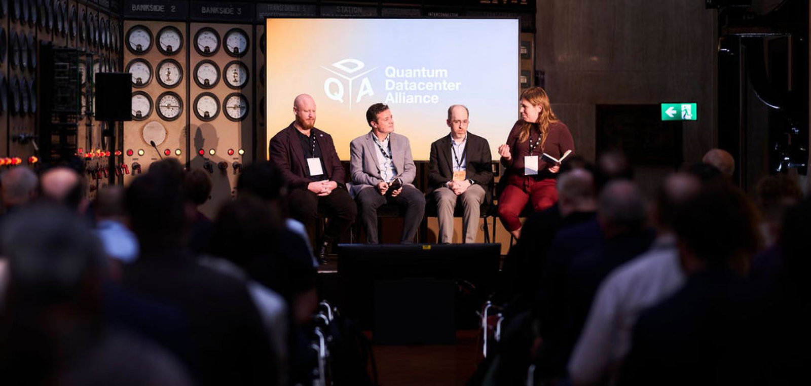 Panel discussion featuring Michael Hush, Ben Bloom and Alex Moylett