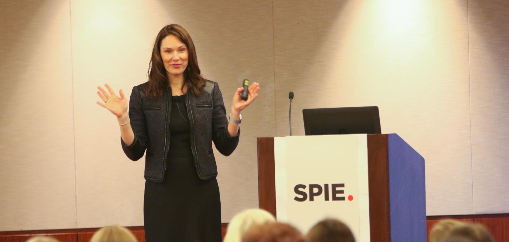 Alexis Vogt at SPIE Photonics West 2018