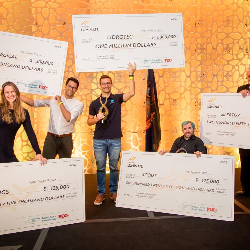 The winners of Luminate Cohort 5 took home a total of $2m in follow-on funding
