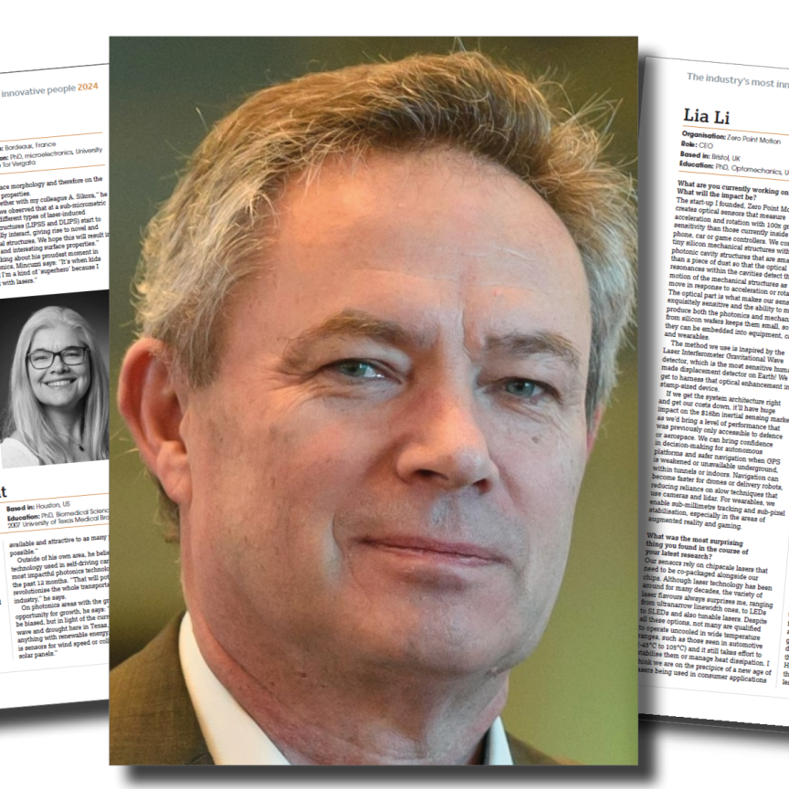 Viacheslav Artyushenko, founder and senior adviser of fibre optics supplier Art Photonics, is a Photonics100 honoree