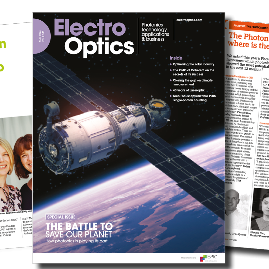 Introducing the May issue of Electro Optics