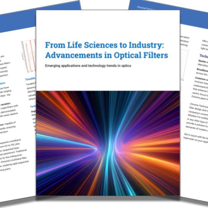 From life sciences to industry: Advancements in optical filters