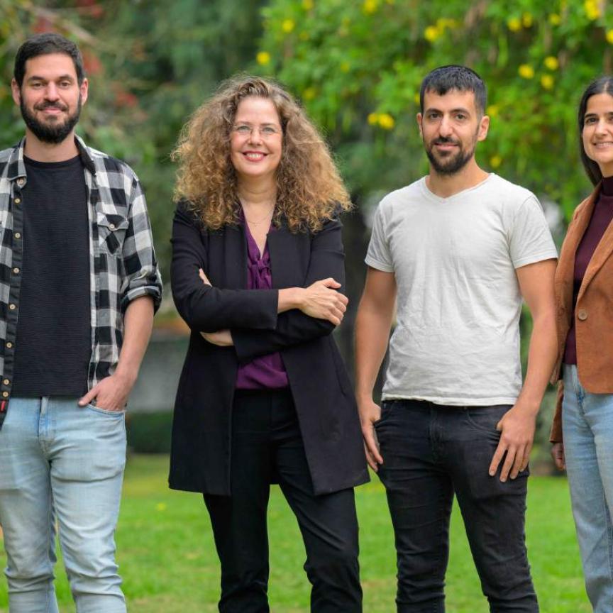Dr. Omer Kneller, Prof. Nirit Dudovich, Chen Mor and Noa Yaffe