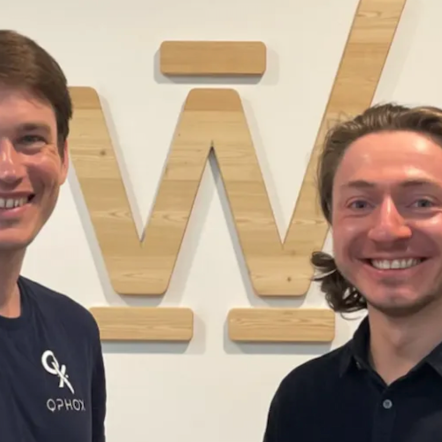 Simon Groeblacher, Co-founder and CEO, QphoX and Tom Darras, Co-founder and CEO, Welinq