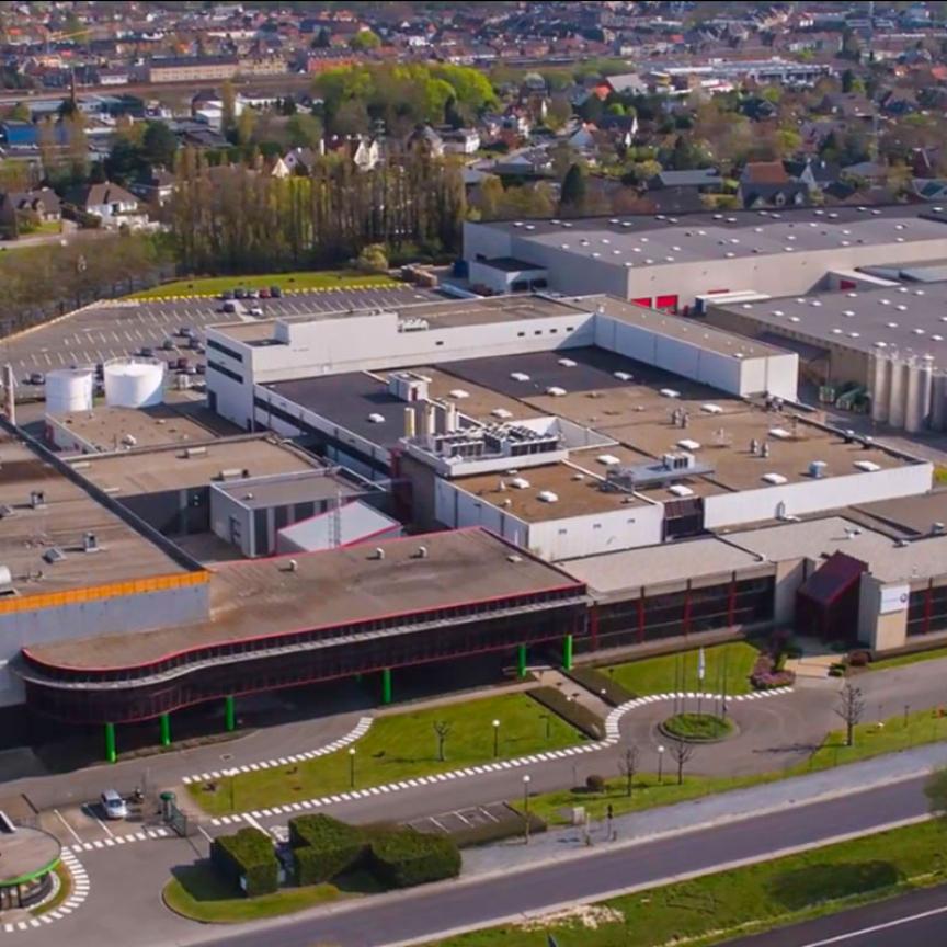 Former BelGaN chip foundry site in Oudenaarde, Belgium