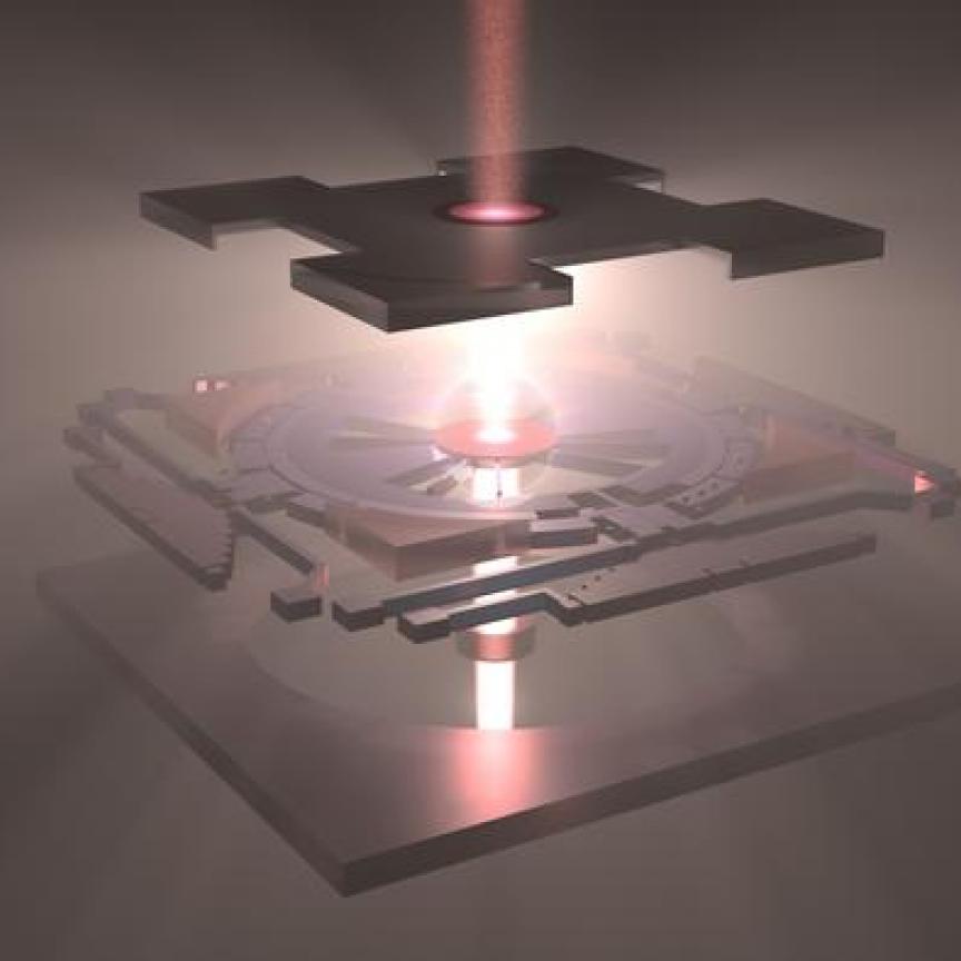 Twisted moiré photonic crystal on-chip sensor