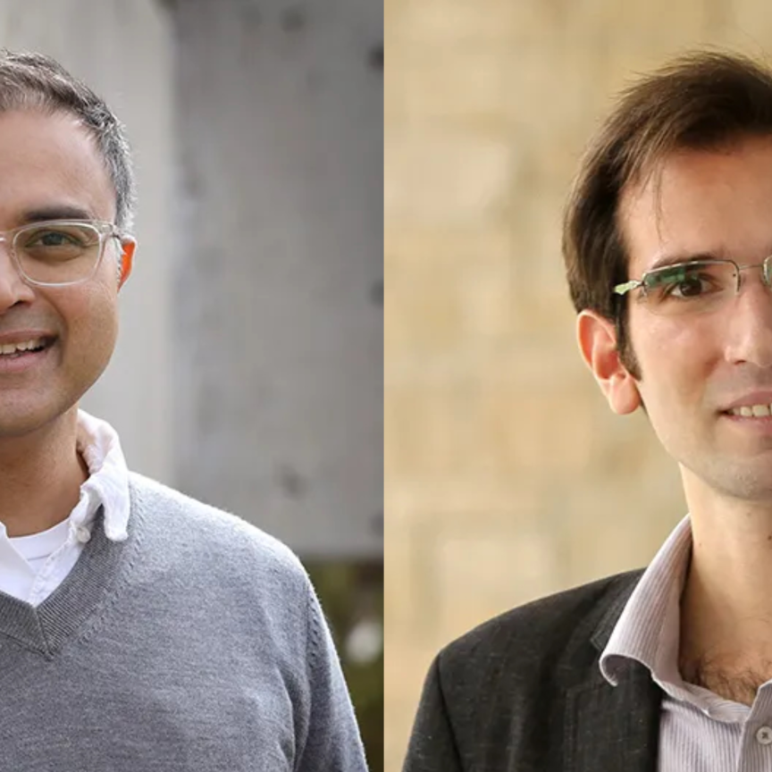Rajesh Menon (l) and Berardi Sensale-Rodriguez (r)