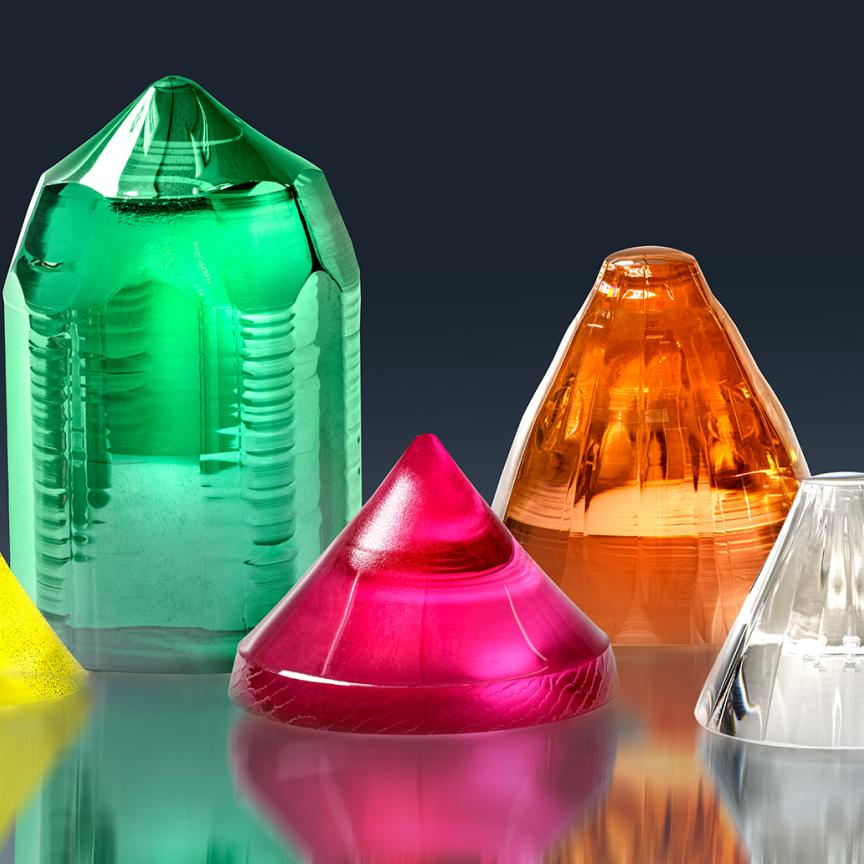 Oxide laser crystals with different active dopants