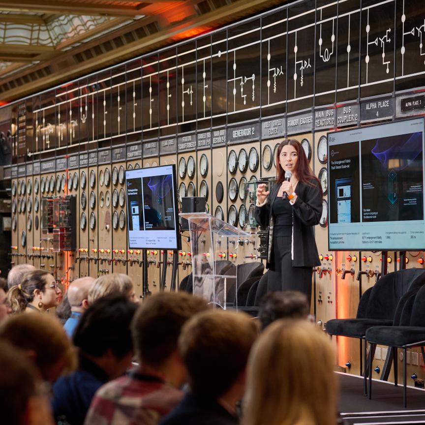 Dr. Carmen Palacios-Berraquero, CEO and founder of Nu Quantum
