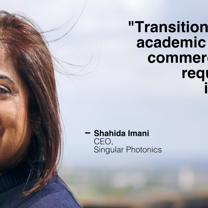 Shahida Imani, CEO Singular Photonics