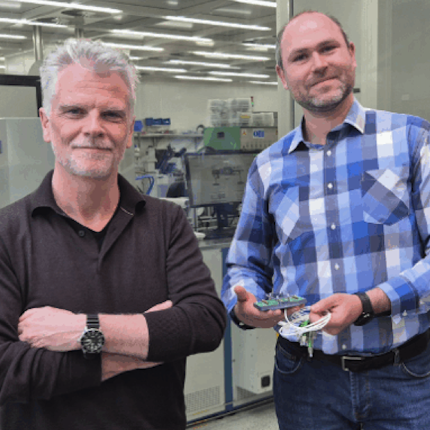 Peter O’Brien and researcher Dr. Dzianis Saladukha