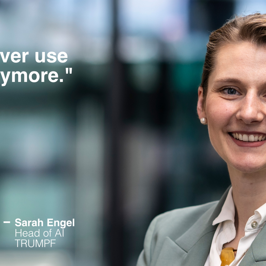 Sarah Engel, Head of AI, TRUMPF