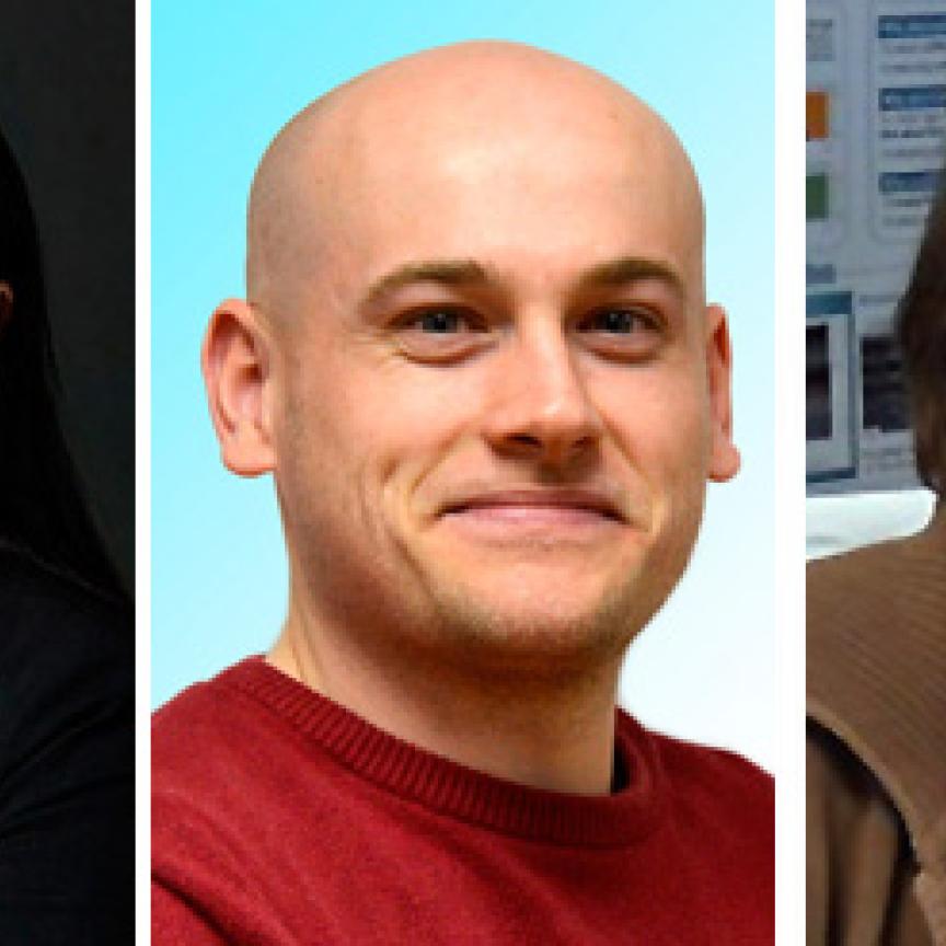 Fenglin Peng, Kayn Forbes and Vicky Philipsen