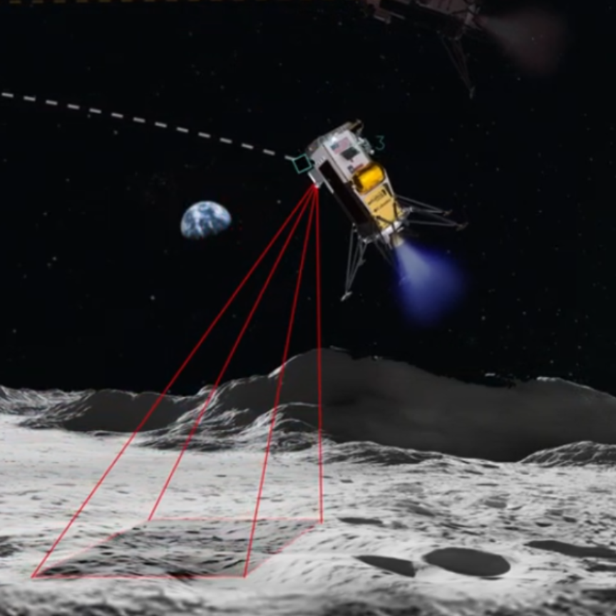 Intuitive Machines’ Nova-C Lunar Lander autonomously landing