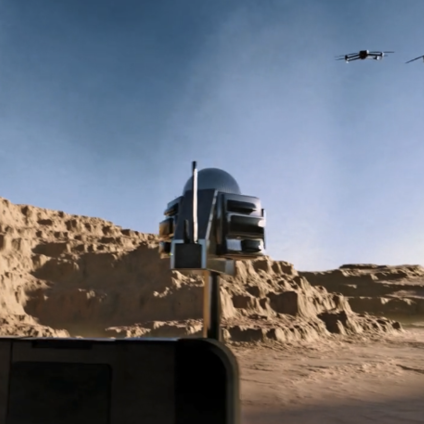 LSAD Laser Shield Anti-Drone system