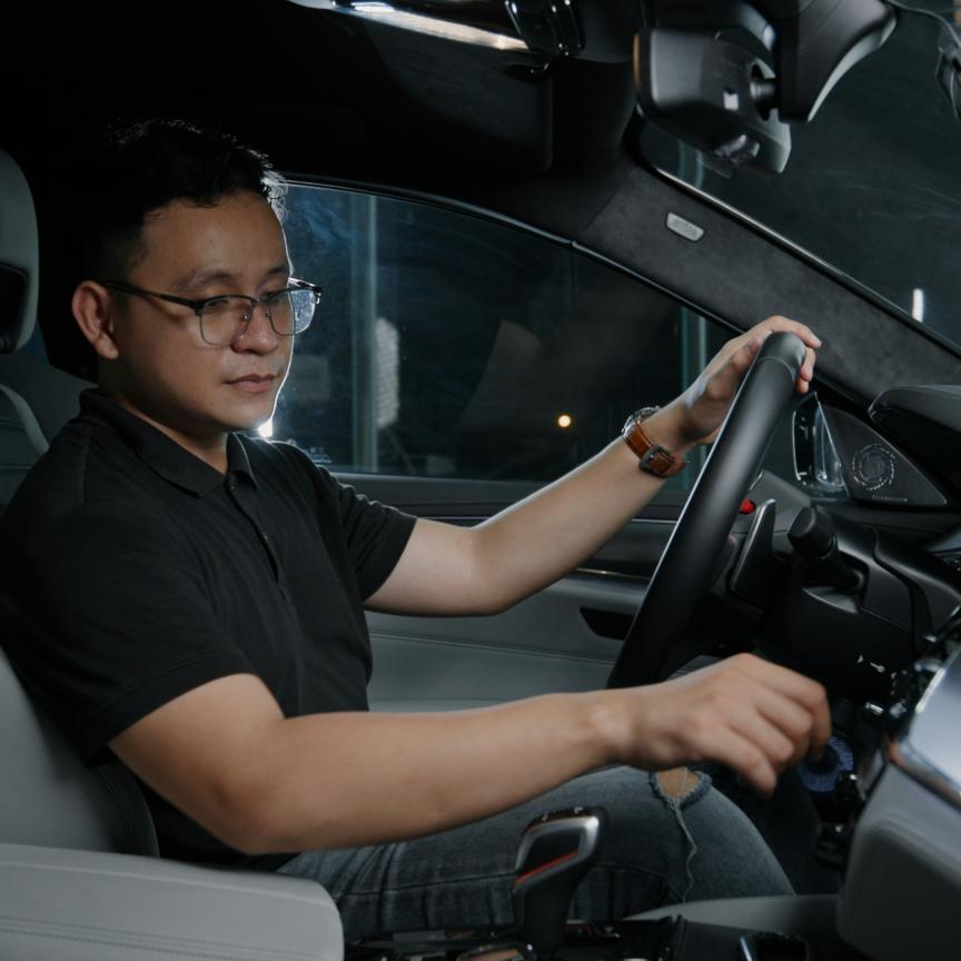 Testing car