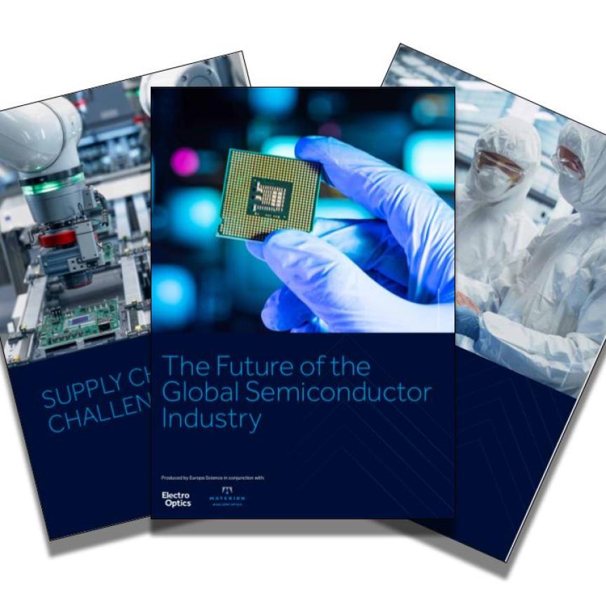 Image of White Paper fanned out. Title is: The future of the global semiconductor industry