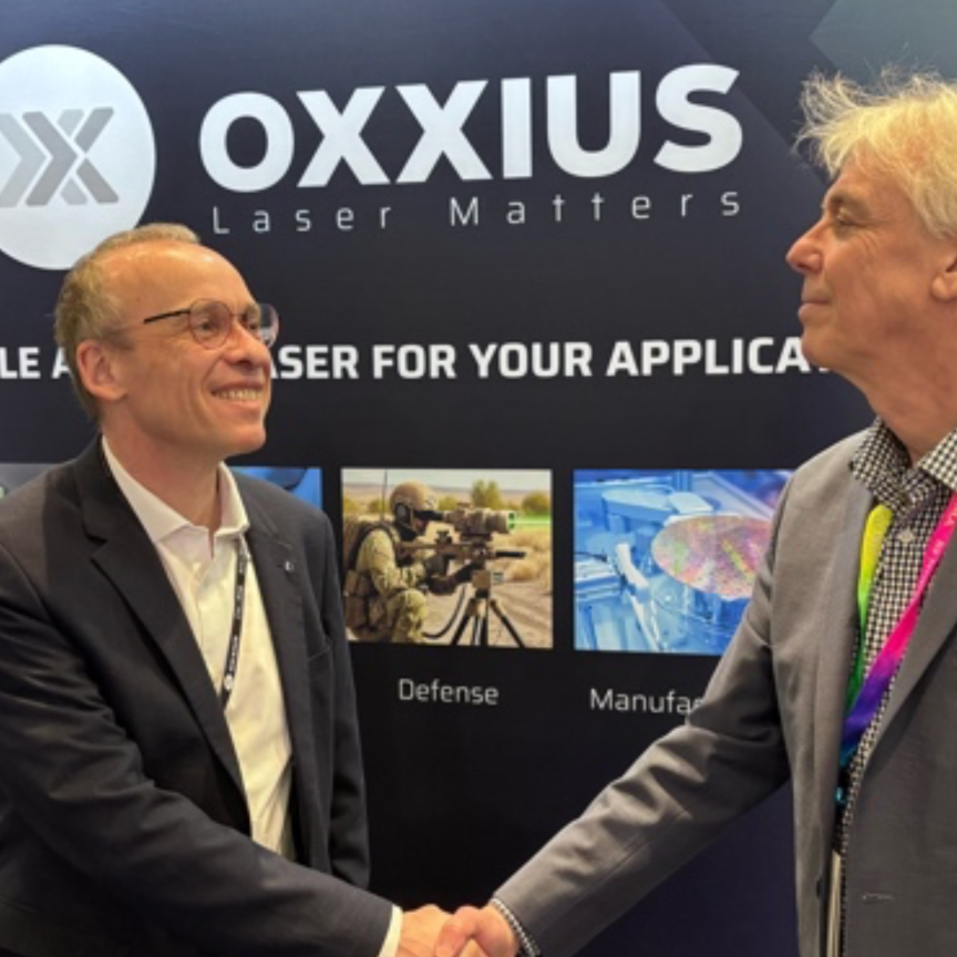 Thierry Georges, CEO Oxxius and Newell Lessell, CEO Chroma at Photonics West 2026